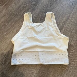 Lululemon white crop top